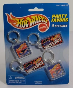Keychains Keyrings Party Favors Hot Wheels NEW Rare Vintage - Picture 1 of 11