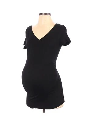 Gap - Maternity Women Black Short Sleeve T-Shirt XS Maternity - Image 1 of 2