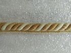 6 yards CORD with LIP 7/16" - TAN-BEIGE/CREAM - Upholstery Fabric Pillow Trim 