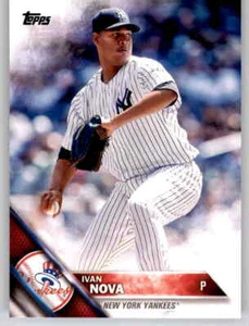Tarjeta base 2016 Topps Serie 2 Ivan Nova MLB PWE Set Break Yankees #535 - Imagen 1 de 2
