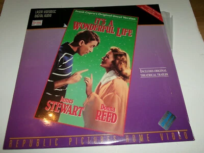 It's A Wonderful Life (Remastered)  (2 Discs)  (Christmas)    laserdisc (ExcCon) - Image 1 of 4