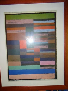  Bild von Paul Klee's "individualisierte Höhenmessung der Lagen" Masse mit Rahme - Bild 1 von 3