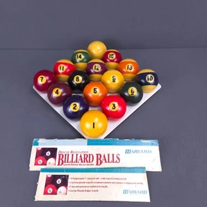 Vintage Billiard Balls Genuine Phenolic Belgian aramith Harvard P6101-1 Belgian - Picture 1 of 7