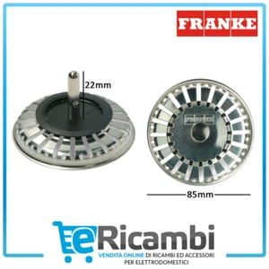 Korbdeckel Spüle Küche Waschbecken Franke Multi Ray Eco Durchmesser 85 mm Basketball 3 - Bild 1 von 3