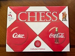 Coca Cola Coke Chess Set Game Collector's Edition 2002 Holiday Christmas Sealed - Picture 1 of 4