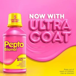 Pepto Bismol Liquid – 3.4oz Travel Size Bottle - Picture 1 of 1