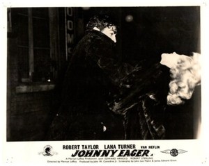Johnny Eager Original Lobby Card Robert Taylor Lana Turner Fight Scene Film Noir