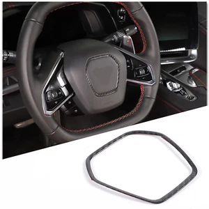 Cuadro emblema volante fibra carbono real para Corvette C8 2020-2023 - Imagen 1 de 12