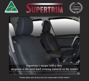 Front FB+MP seat cover fits Toyota Rav4 (2000-on) waterproof premium neoprene - Picture 1 of 9