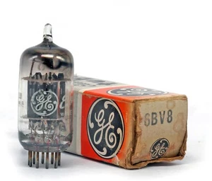 Lámpara de tubo 6BV8 GE NOS TSF Valvola Valve ೵ഀ 真空管 电子管 Valvula - Imagen 1 de 1