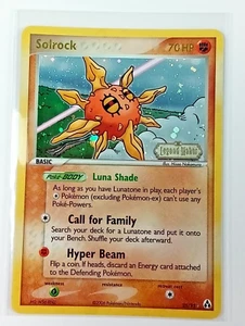 Carta Pokémon Holo Rara Solrock 25/92 EX Legend Maker 2006 - Imagen 1 de 4