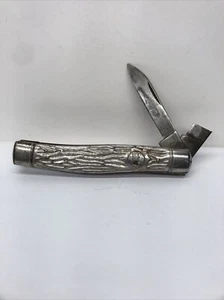 Vintage Imperial Folding Pocket Knife Broken Blade Parts Or Repair - Picture 1 of 15