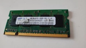 1GB Samsung 1GB 2Rx16 PC2-5300S-555-12-A3 DDR2 RAM laptop geheugen - Afbeelding 1 van 3