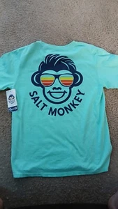 SALT MONKEY-YOUTH SHIRT-NEW/TAGS- XL-18/20- LIGHT GREEN - Picture 1 of 7