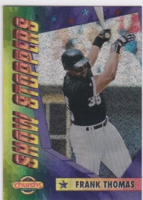 FRANK THOMAS 1994 Pinnacle Show Stoppers INSERT BASEBALL CARD Chicago White Sox! - Image 1 of 2