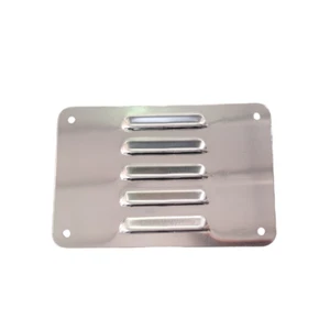 VENTILATION GRILL LOUVRE SILVER 5.91"X3.94" CARAVAN RV MOTORHOME PARTS AIR VENT - Picture 1 of 6