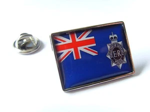 UK MOD POLICE ENSIGN DEFENCE FLAG LAPEL PIN BADGE GIFT - Picture 1 of 1