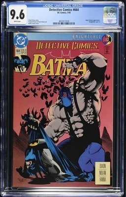 Detective Comics Batman #664 (DC, 1993),Joker, Bane, Knightfall 12, CGC 9.6 - Image 1 of 2