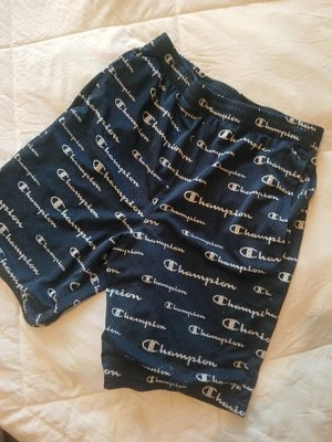 Champion Boys Athletic Mesh  Shorts Blue Size XL - Image 1 of 3