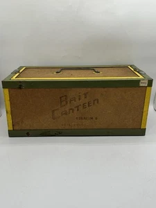 Vintage Oberlin Esca Mensa 14" x 7" x 6" Pesca Night Crawler Worm Box - Foto 1 di 9