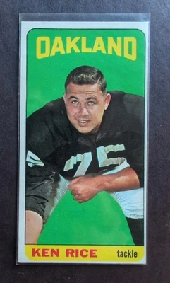 1965 Topps Football Card #148      Ken Rice (SP) - Image 1 of 2