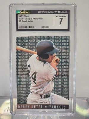 Fleer Major League Prospects 1995 Derek Jeter CGC 7 Foto 1 de 2