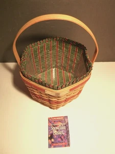 *TOP* Longaberger 1997 CHRISTMAS COLLECTION Snowflake Basket Made in USA - Bild 1 von 10