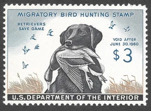 MNH 1959 Federal Duck Stamp, Scott #RW26**  cv $130 - Picture 1 of 3