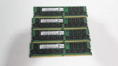 Lot of 4 SK Hynix 32GB 2Rx4 PC4-2400T-RB1-11 Server RAM Memory HMA84GR7MFR4N-UH - Image 1 of 4