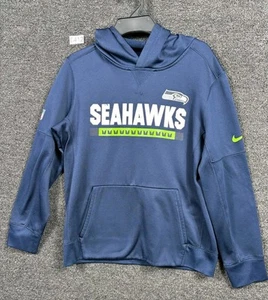 Nike Seattle Seahawks NFL Therma-Fit Hoodie On Field Apparel Youth Size L 14-16 - Picture 1 of 9