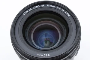 Canon EF 35mm f/2 IS USM Wide Angle Prime Lens w/Hood  Full Frame Near Mint] - Picture 1 of 12