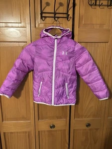Youth Girls Under Armour Violet Jacket Size 6 - Picture 1 of 3