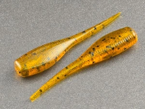 24)  2" SLAB HUNTER "Gold Rush" GRUBS BAIT JIGS CRAPPIE PANFISH - Picture 1 of 2