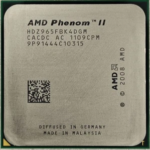 AMD Phenom II X4 965 Socket AM3 CPU Processors Quad-Core 3.4 GHz 6M 125W - Picture 1 of 2