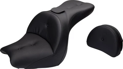 Triste. Asiento de sofá de carretera Explorer con respaldo negro para Honda VTX1300C H04-09-030RS Foto 1 de 4
