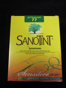 SANOTINT Sensitive Haarfarbe Nr. 77 Mittelblond NEU OVP  Schönenberger - Bild 1 von 4