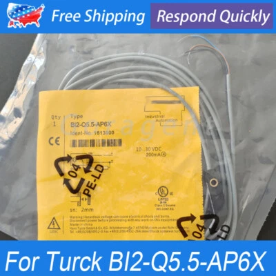 NEW For Turck BI2-Q5.5-AP6X Inductive Proximity Sensor Switch 10-30VDC PNP
