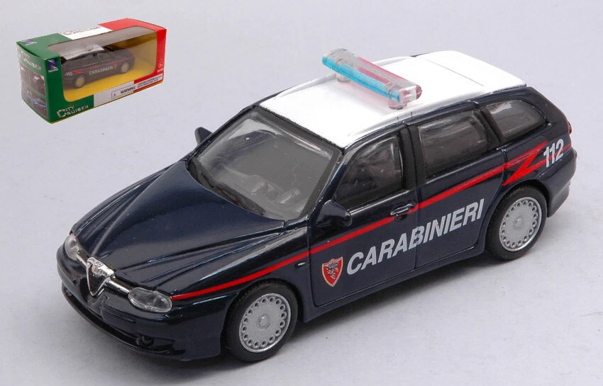 Modellino auto scala 1:43 ALFA ROMEO 156 SW CARABINIERI diecast modellismo - Immagine 1 di 1