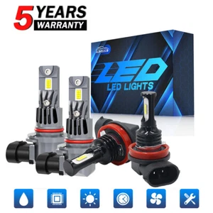 Para Toyota RAV4 2016 2017 2018 - Combo Kit de faros LED haz alto/bajo + bombillas antiniebla - Imagen 1 de 16
