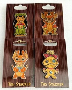 Disney DSF Lilo & Stitch Angel Scrump Tiki Stacker LE 400 Sorpresa Juego de 4 prendedores - Imagen 1 de 1