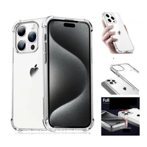 COVER CUSTODIA TRASPARENTE TPU SILICONE antiurto per APPLE IPHONE - Foto 1 di 41