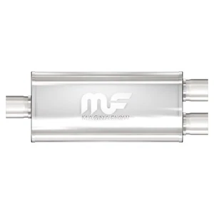Magnaflow 12388 Stainless Steel Muffler 3" Inlet 2.5" Outlets 24" Body Length - Picture 1 of 2