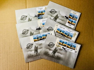 Briefmarke Russisches Kriegsschiff DONE Go F**k 2022 limitiert FDC Cover Umschlag Ukraine - Bild 1 von 9