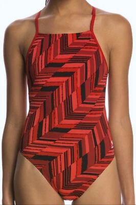 Traje de baño SPEEDO Angles Free Back Endurance + rojo para mujer talla 0 26 6 32 8 34 Foto 1 de 4