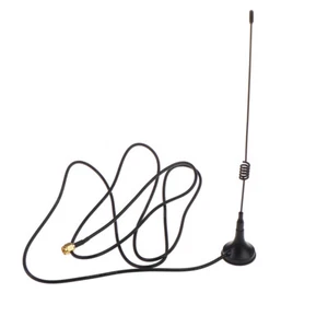 SMA gsm gprs 315mhz small suction cup antenna cable 1.5m 3dbi magnetic base B-wf - Photo 1/8