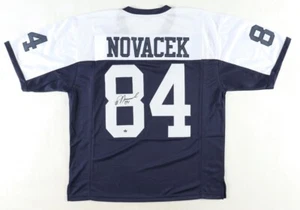 Jay Novacek #84 Signed Jersey - Dallas Cowboys- Gameday Hologram authenticity XL - Picture 1 of 3