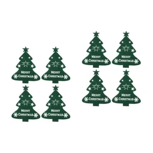 8 Stück Weihnachtsbaum-Silberbesteckhalter, Besteckbeutel, , - Bild 1 von 12