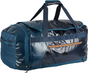 70 Ltr Coated Polyester Ripstop Duffel, with Tuckable Backpack Straps, Blue - Picture 1 of 9