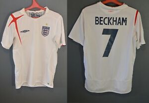 UMBRO England bnwot Beckham Brasilien Wembley Erwachsene Medium Large XL XXL New Fu/ßball Shirt Trikot LA Galaxy Euro