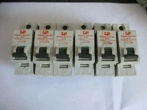 FEDERAL ELECTRIC HCA1P C06 C10 C16 C20 C25 C32 C50 C63 10KA SINGLE POLE MCB'S - Picture 1 of 2